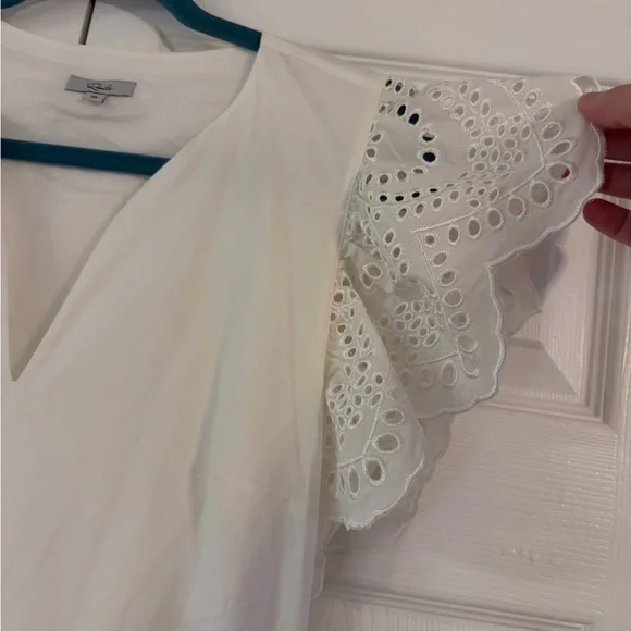 Rails Gia Belted Eyelet Midi Dress - Picture 6 of 8